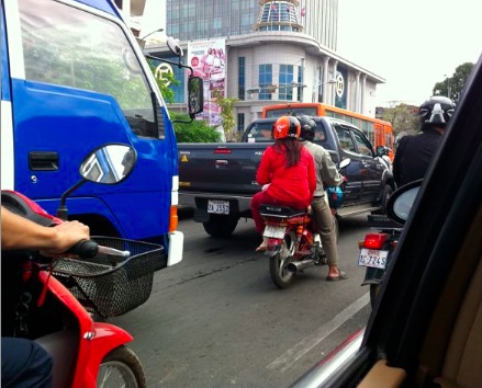 The street of Phnom Penh 2011