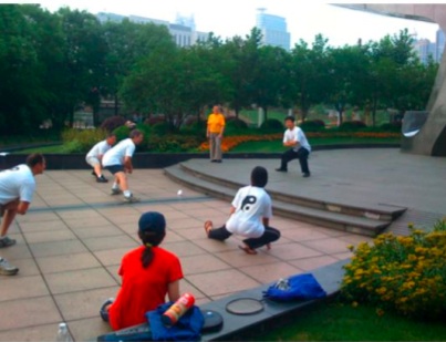tai chi in the park